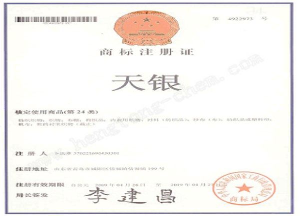 中文注册商标